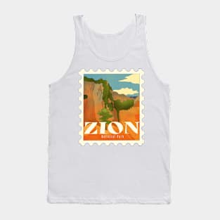 Zion National Park Stamp Tank Top